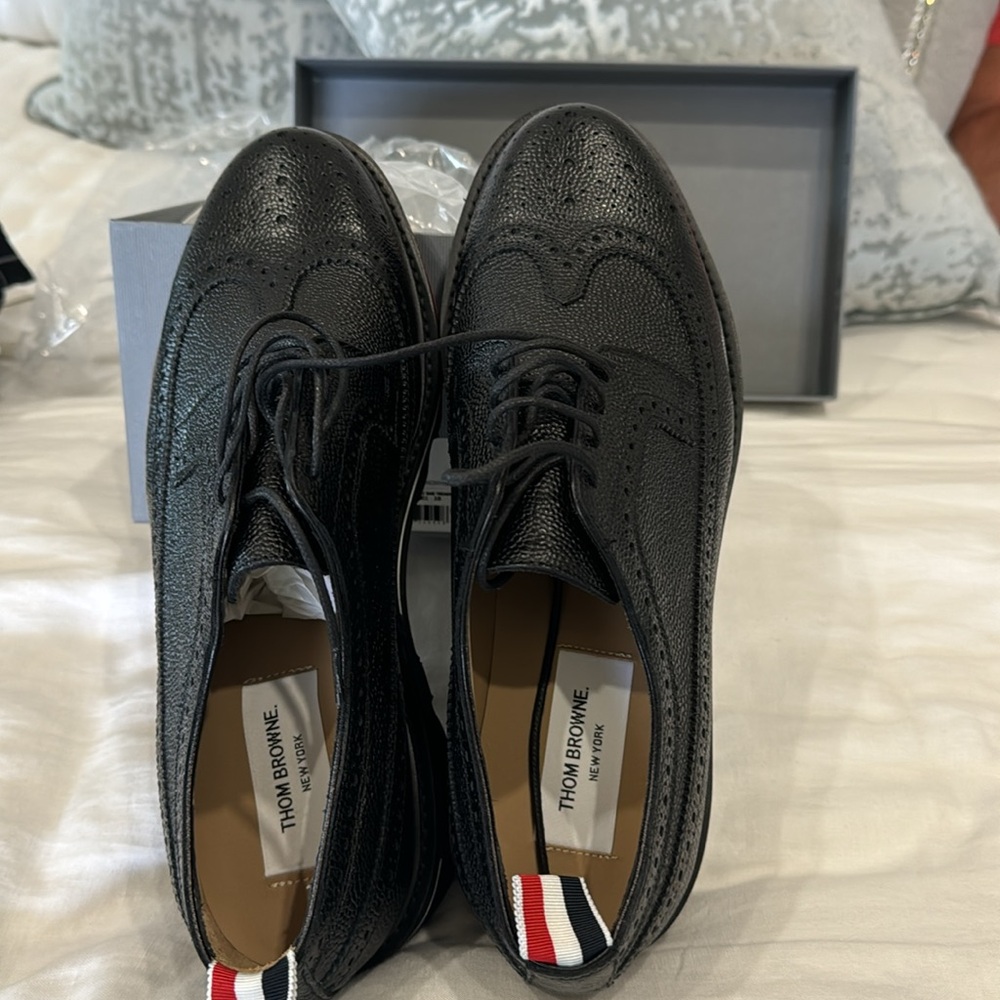 Thom Browne tip never worn black shoes size 10